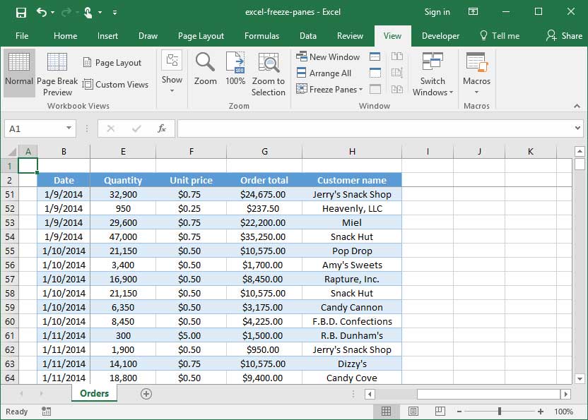 why is excel freezing up when i want to graph