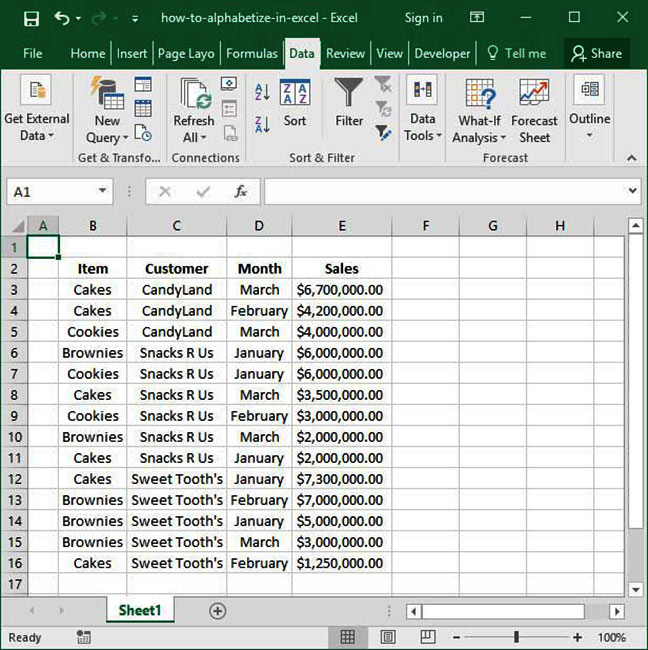 How To Alphabetize In Excel A Full Guide Deskbright 4161