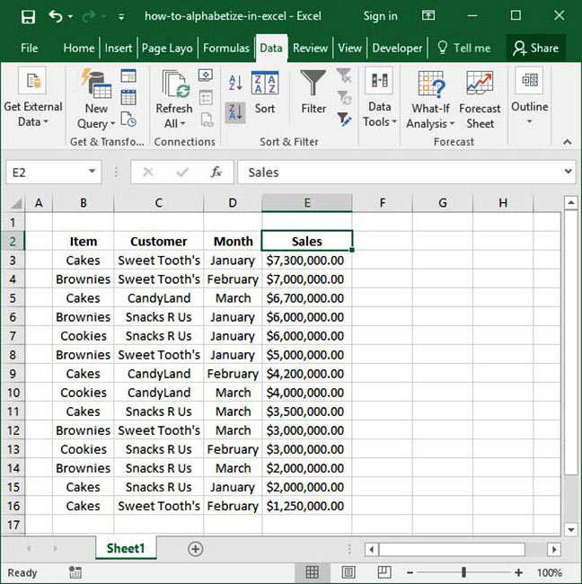 Sorting descending by values