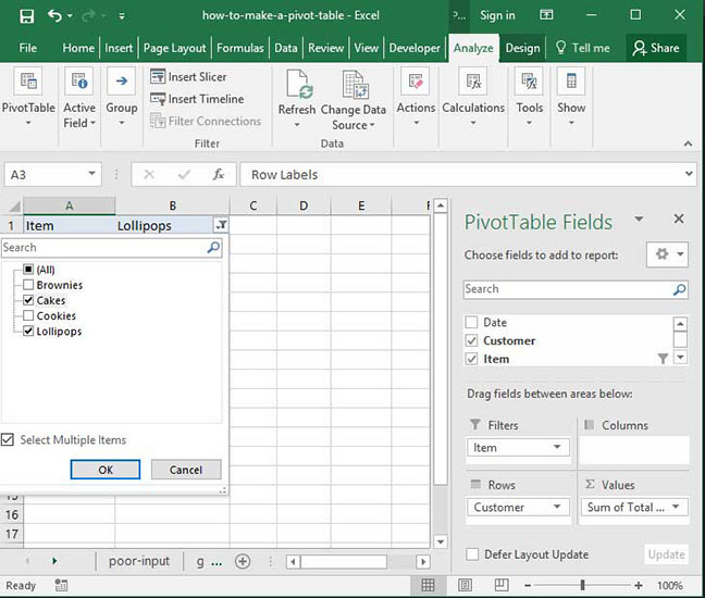 Filtering on multiple values