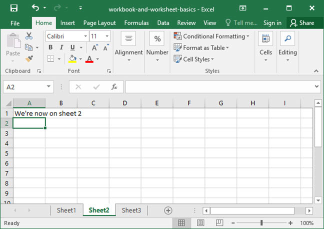 Excel Workbook And Worksheet Basics Deskbright